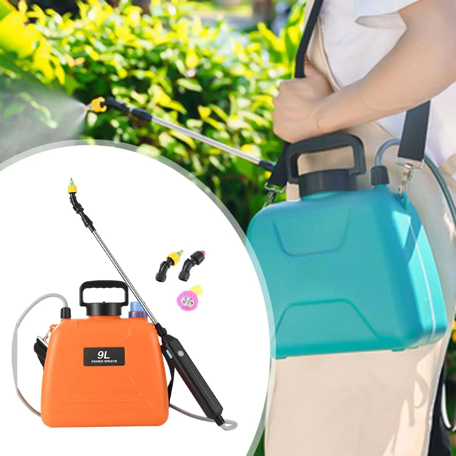 Garden Electric Sprayer Gardening Sprayer Portable Weed Courtyard Sprayer  Mist Nozzles Weed Sprayer Yard Water Level Scale