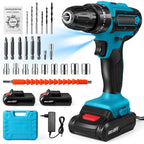 1350rpm Speed Cordless Impact Drill High-power Rechargeable Electric Drill Lithium Battery Multifunctional Screwdriver