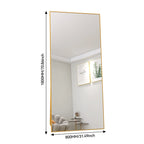 Full-length mirror, curved stand mirror, large full-length mirror, wall mounted, leaning mirror, standing mirror,