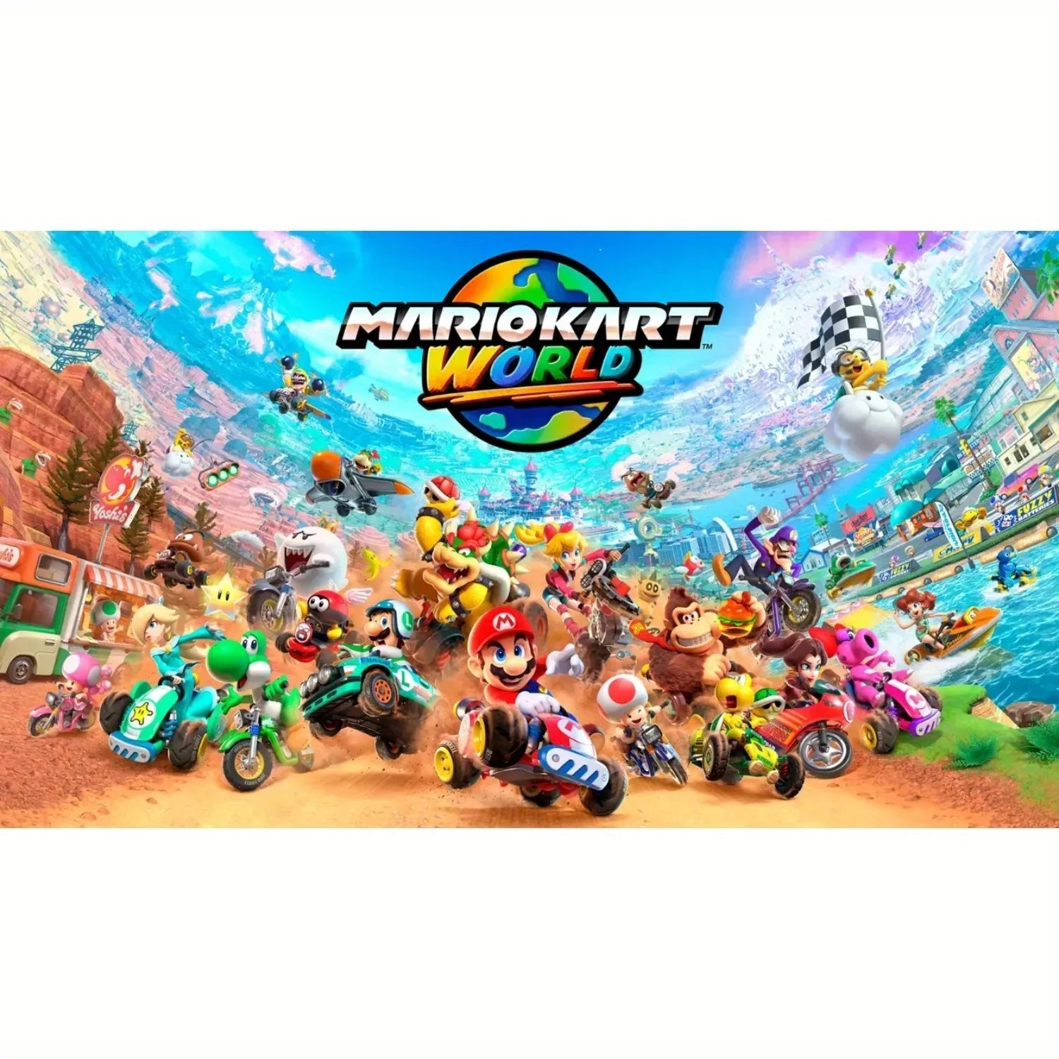 Nintendo Switch 2 Console & Mario Kart World Bundle (Hong Kong Version + US Adapter)