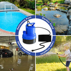 Portable 2900 GPH Sump Pump for Pools, Basements & Ponds