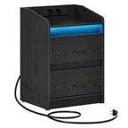 Bedside Table with 2 Drawers, Side Table, Stylish and Versatile, Ideal for Living Room and Bedroom