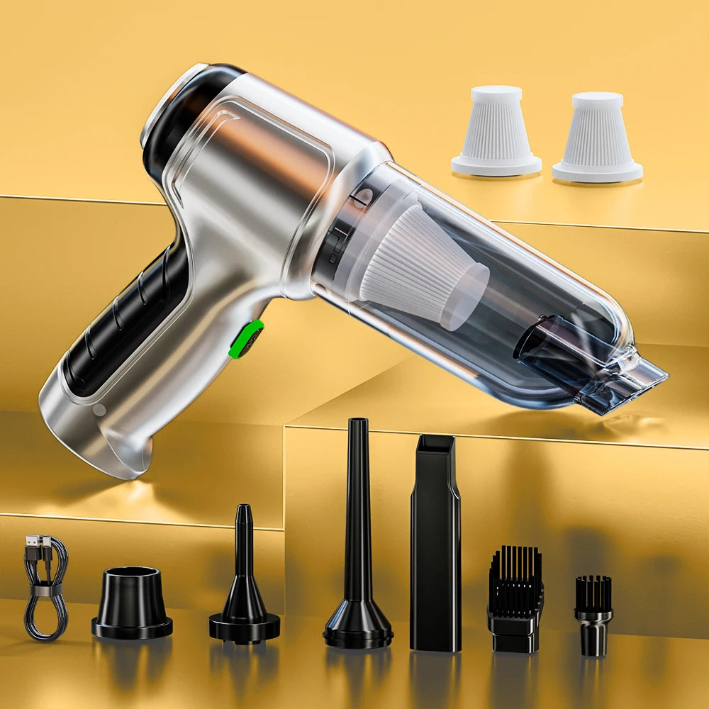 SZUK Mini Car Vacuum Cleaner 638000Pa Wireless Handheld Cleaner Cleaning Machine Strong Powerful Portable Vacuum Cleaner Car