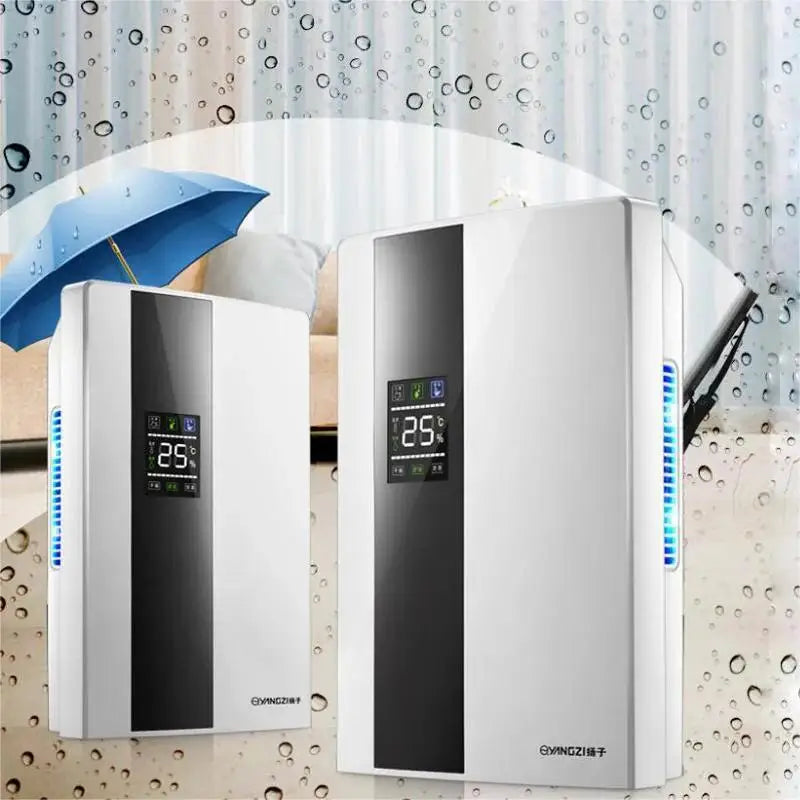 Upgrade Portable Premium Dehumidifier and Air Purifier 2 in 1 Mute Moisture Absorbers for Home Basement Remote Control Timing