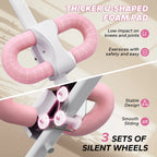 MERACH Ab Machine Adjustable Trainer Workout Foldable Knee Protection