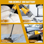 Fit For DeWALT 20V Battery Cordless Vacuum Cleaner 10kPa Handheld Blower 3 in 1 Wireless Mini Vacuum For Home & Car