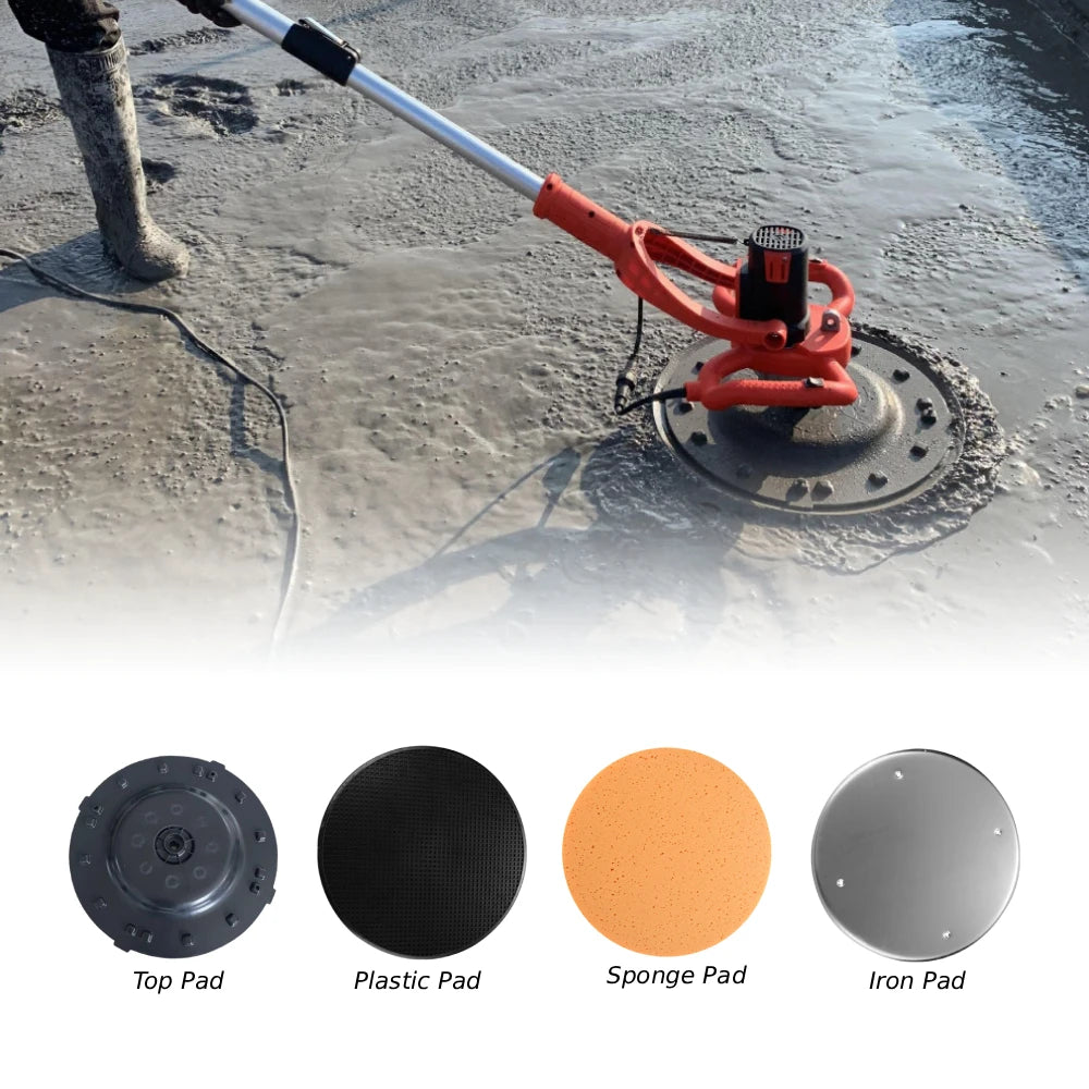 Concrete Trowel Polishing Pad/Buffer Polishing Pad Wall Smoothing Polishing Handheld Drywall Ceiling Sander Pad Spare Parts