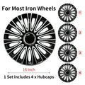 4pcs/Set 15 inch Dagger Hubcap Design for Toyota Corolla 15inch Car Most Iron Rim Wheel Cover Automobile Replacement Accessories