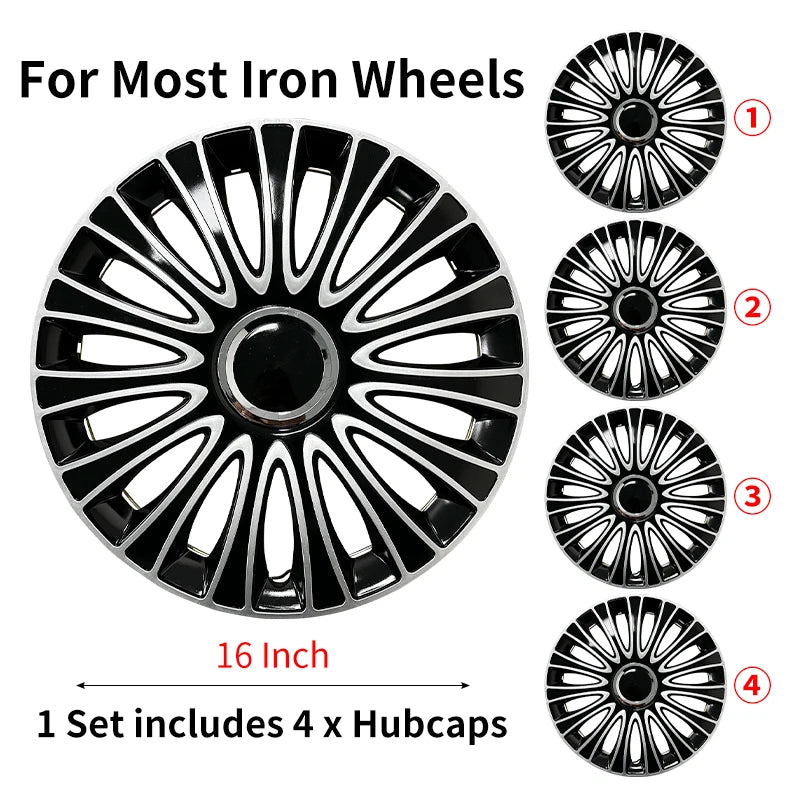 4pcs/Set 15 inch Dagger Hubcap Design for Toyota Corolla 15inch Car Most Iron Rim Wheel Cover Automobile Replacement Accessories