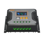 PowMr PWM 80A 60A 30A Solar Charge Controller 12V 24V 36V 48V Lead-Acid Lithium Battery Charger Max PV 100V Dual Control Mode