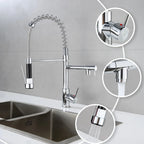 Gourmet Mobile Mixer Mono Command Spray Faucet with Articulated Spray