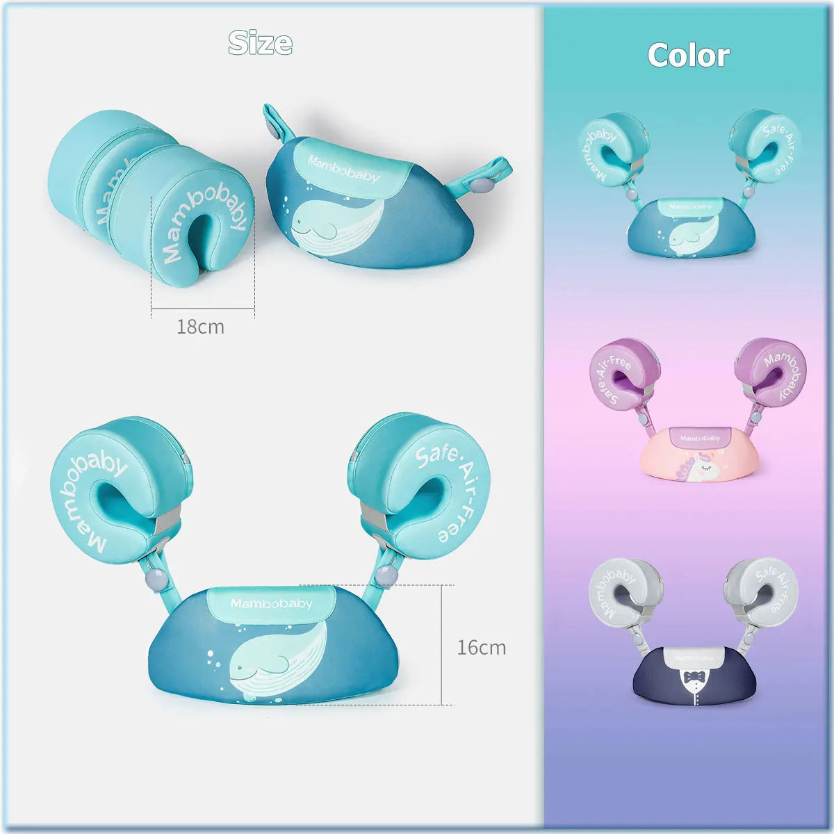 Kids Swim Trainer: Mambobaby Solid Core Arm Float