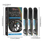Homonth 10mlx3 Black Car Wheel Scratch Repair Pen Tire Scratch Remover Wheel Hub Scratch Repair Anti Rust Auto Paint Repair Pen