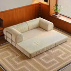 Modern High-Density Foam Corner Sofa Bed with Vacuum Compression for Living Room