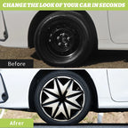 15inch Starfish Style Hub Cap Cover for Iron Rim Wheel Cover Set of 4 Steel Wheel Cover Replacement Hubcap for R15 Tire