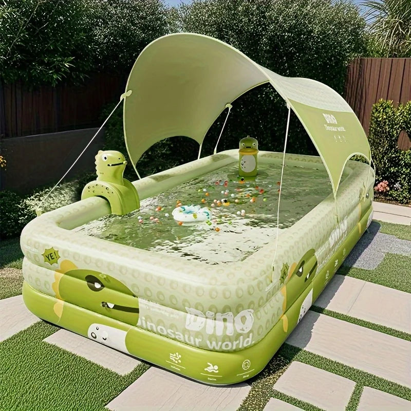 Outdoor Inflatable Swimming Pool PVC Inflatable Tanning Pool Lounger Float Swimming for Adults Baby Available in Various Sizes