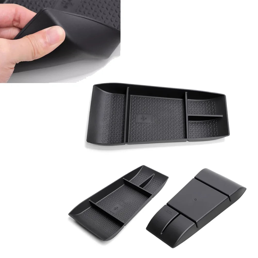 Car Storage Box for BYD Yuan Up Atto 2 Pro 2024~2026 Cup Holder Center Console Organizer Armrest Tray Silicone Mat Accessories