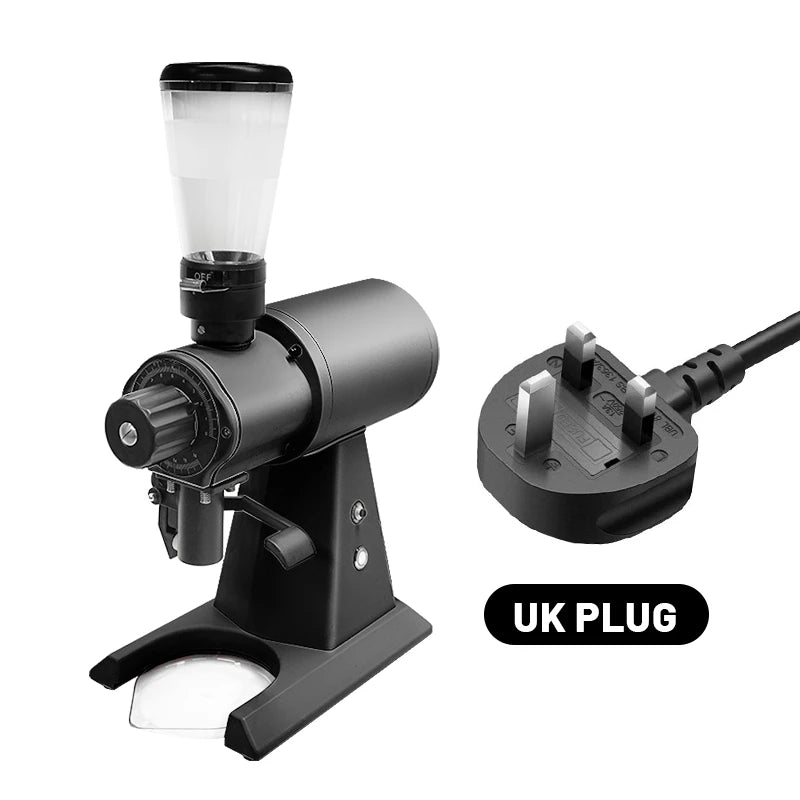 Automatic 98mm Electric Grinder Single Dose Espresso Titanium Flat Burrs Coffee Bean Grinder Commercial Electric Coffee Grinder