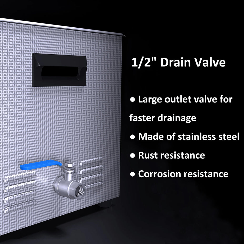 10L Ultrasonic Cleaner Heated Ultra Sonic Cleaner Machine With Timer 40kHz Ultrasound Bath for Carburetor Tools Parts