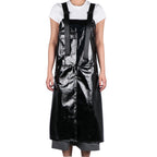 New Trendy Aprons Waterproof Oil Resistant 2 Bags Bibs Coffee Shop Hairdresser Slit Overall Chef Adjustable Nail Salon Apron