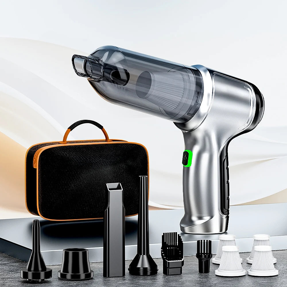 SZUK New Mini Car Vacuum Cleaner 638000Pa Wireless Vacuum Cleaner Powerful Suction Handheld Portable Vacuum Cleaner for Car Home