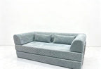 EU warehouse 2025 washable corduroy modular compression sofa 200 cm sleeper sofa bed for living room furniture