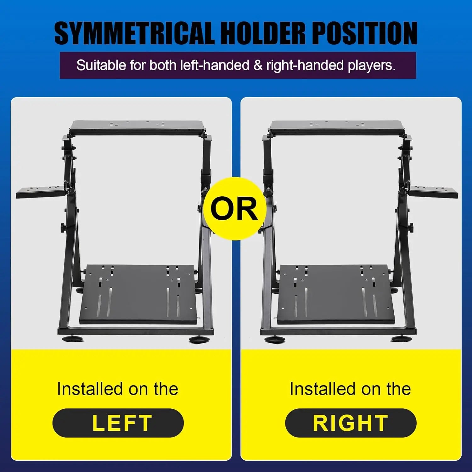 GTPLAYER Sim Racing Cockpit, Shifter Mount for Logitech G29/G920/G923, Thrustmaster T330TS, Pedals Not Included