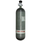 ACECARE 2L/3L/6.8L HPA Carbon Fiber Cylinder Scuba Tank Rebreather 4500Psi 300bar Valve M18*1.5 For Scuba Diving Fire Safety