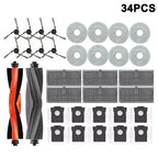 For Dreame L40 ultra / X40 Ultra Robot Vacuum Accessories Dust Bags Mop Main Side Brushes Cloths HEPA Filters Spare Parts