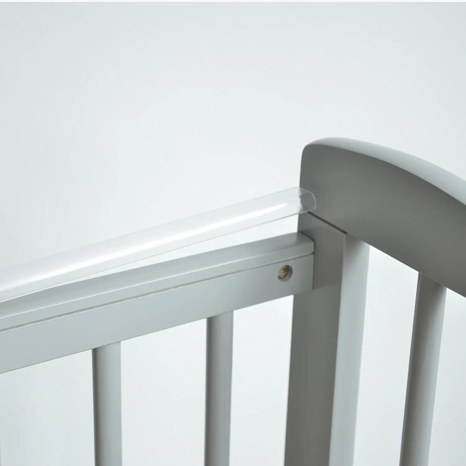 mcc direct Brooklyn Baby Cot Crib With Water repellent Mattress and Safety Wooden Barrier (125 x 66 cm)
