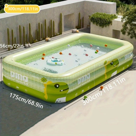 Outdoor Inflatable Swimming Pool PVC Inflatable Tanning Pool Lounger Float Swimming for Adults Baby Available in Various Sizes