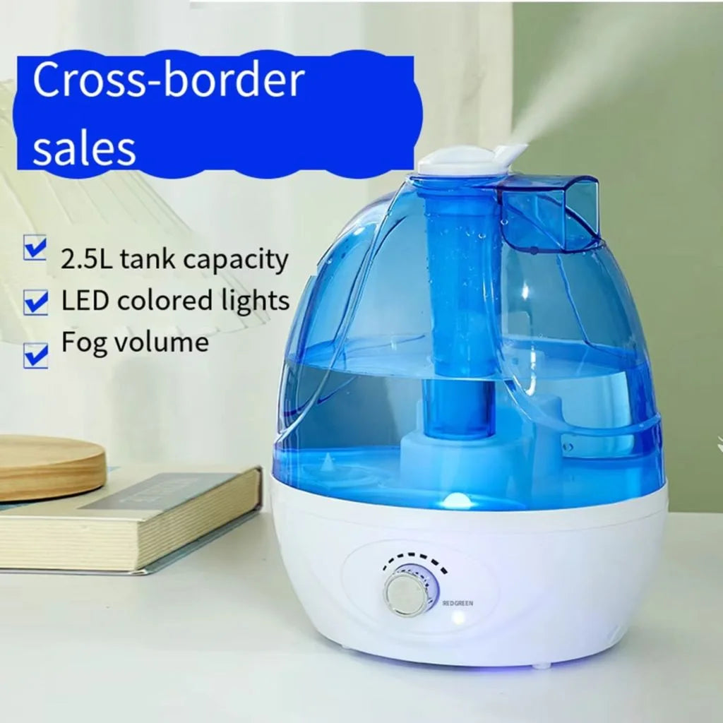 2.5L Electric Air Humidifier Aroma Diffuser Essential Oil Mist Cold Si