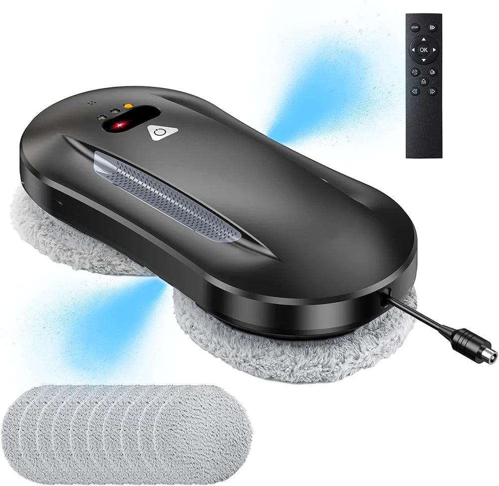 5600pa Window Cleaning Robot Household Intelligent Vacuum Remote Control Anti Fall Electric Window Washer Glass Cleaner