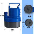 Portable 2900 GPH Sump Pump for Pools, Basements & Ponds