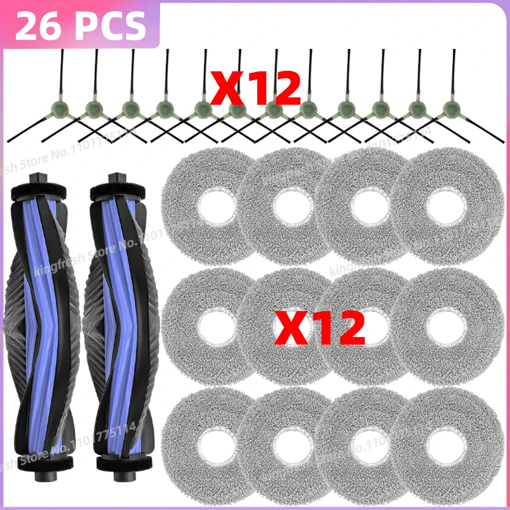 Compatible For ( Lefant M3 / M3 MAX / M3L ) Vacuum Parts Main Roller Side Brush Mop Cloth Filter Accessories