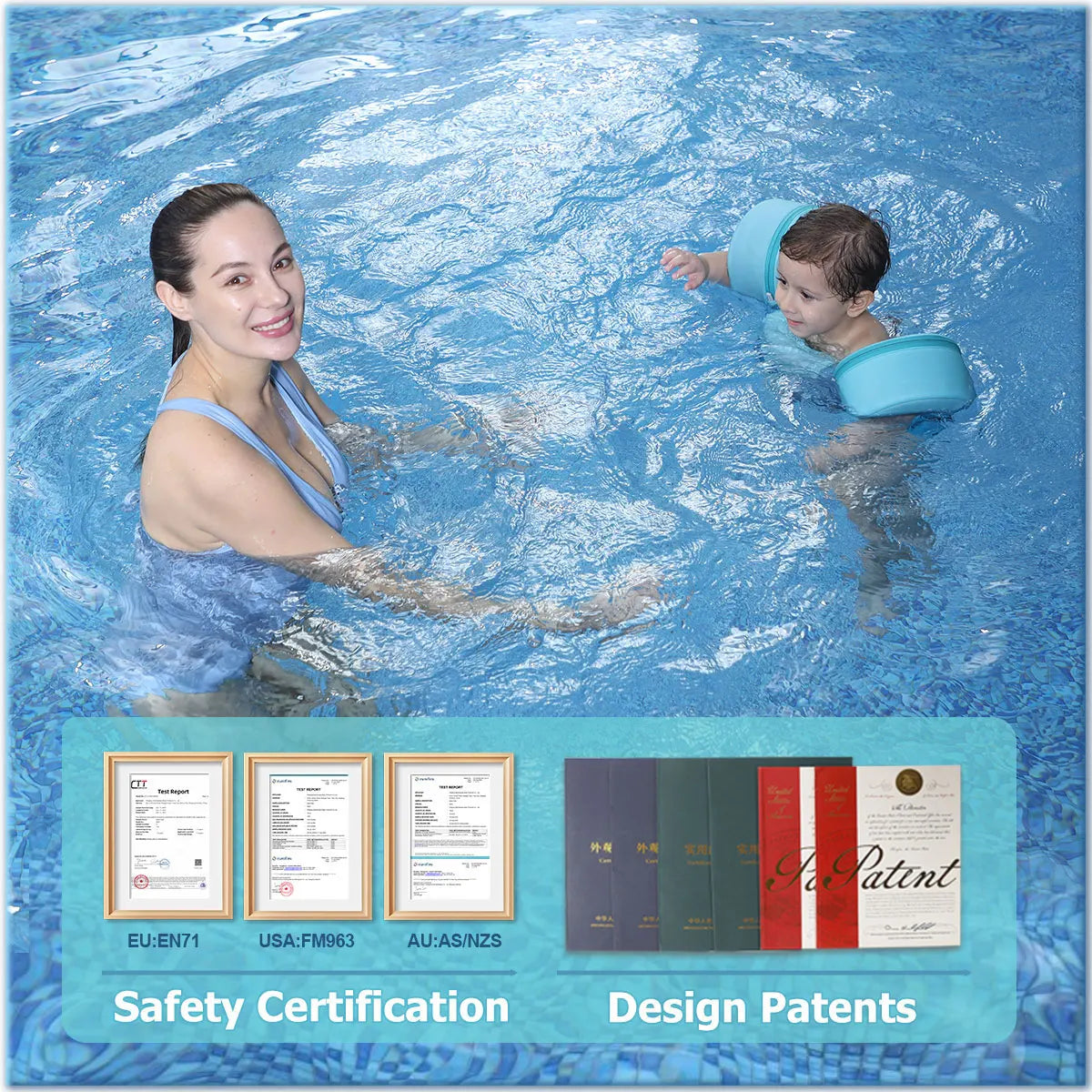 Kids Swim Trainer: Mambobaby Solid Core Arm Float