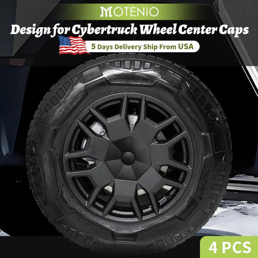 Design for Tesla Cybertruck Center Hub Cover Set for Factory Wheels Ru