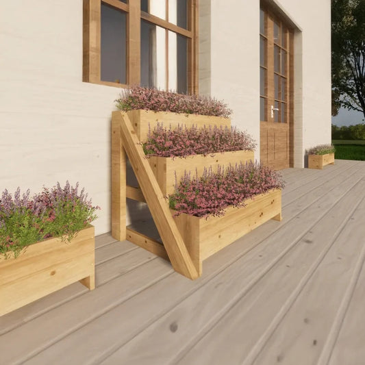3-Tier Planter Box Plans - Build a Beautiful Outdoor Garden Display | AlluCanFind