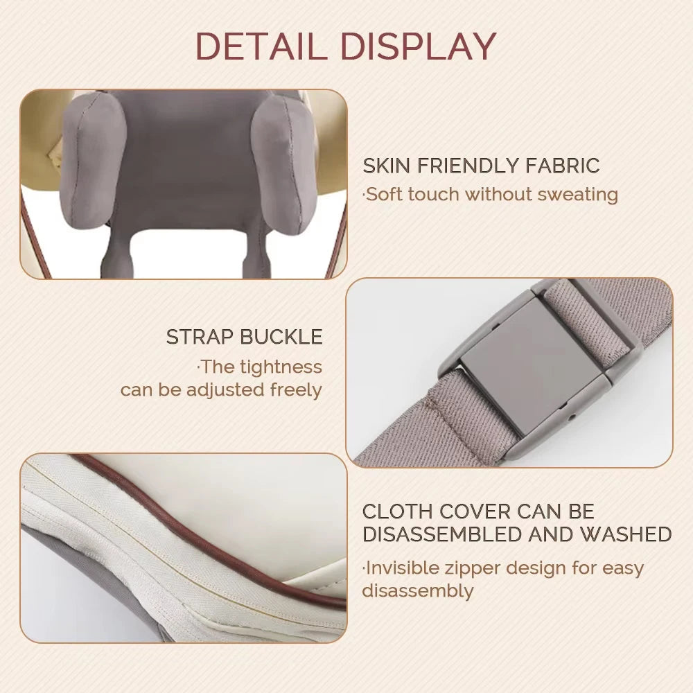 Multifunctional Neck Shoulder Massager, Wrap Heat Therapy Device, Cervical Spine Massage Instrument, Square Muscle Roller