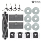 For Dreame L40 ultra / X40 Ultra Robot Vacuum Accessories Dust Bags Mop Main Side Brushes Cloths HEPA Filters Spare Parts