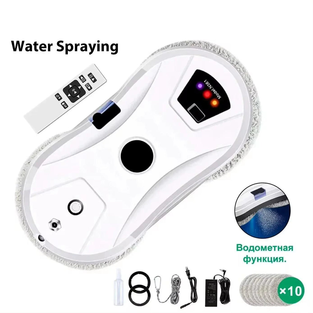 5600pa Window Cleaning Robot Household Intelligent Vacuum Remote Control Anti Fall Electric Window Washer Glass Cleaner