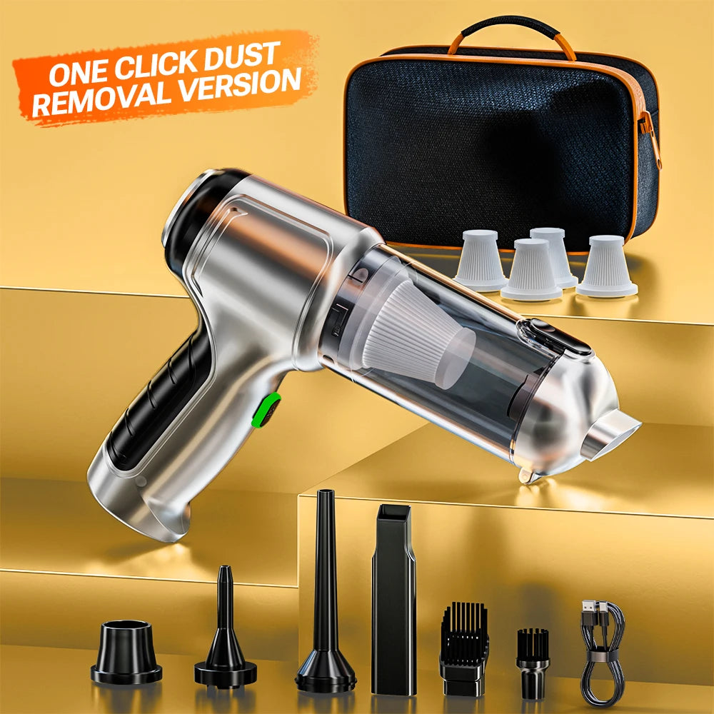 SZUK Mini Car Vacuum Cleaner 638000Pa Wireless Handheld Cleaner Cleaning Machine Strong Powerful Portable Vacuum Cleaner Car