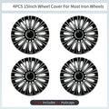 15inch Dagger Style Hub Cap Cover for Iron Rim Wheel Cover Set of 4 Steel Wheel Cover Replacement Hubcap for R15 Tire