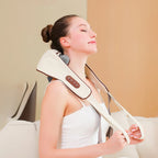 Multifunctional Neck Shoulder Massager, Wrap Heat Therapy Device, Cervical Spine Massage Instrument, Square Muscle Roller