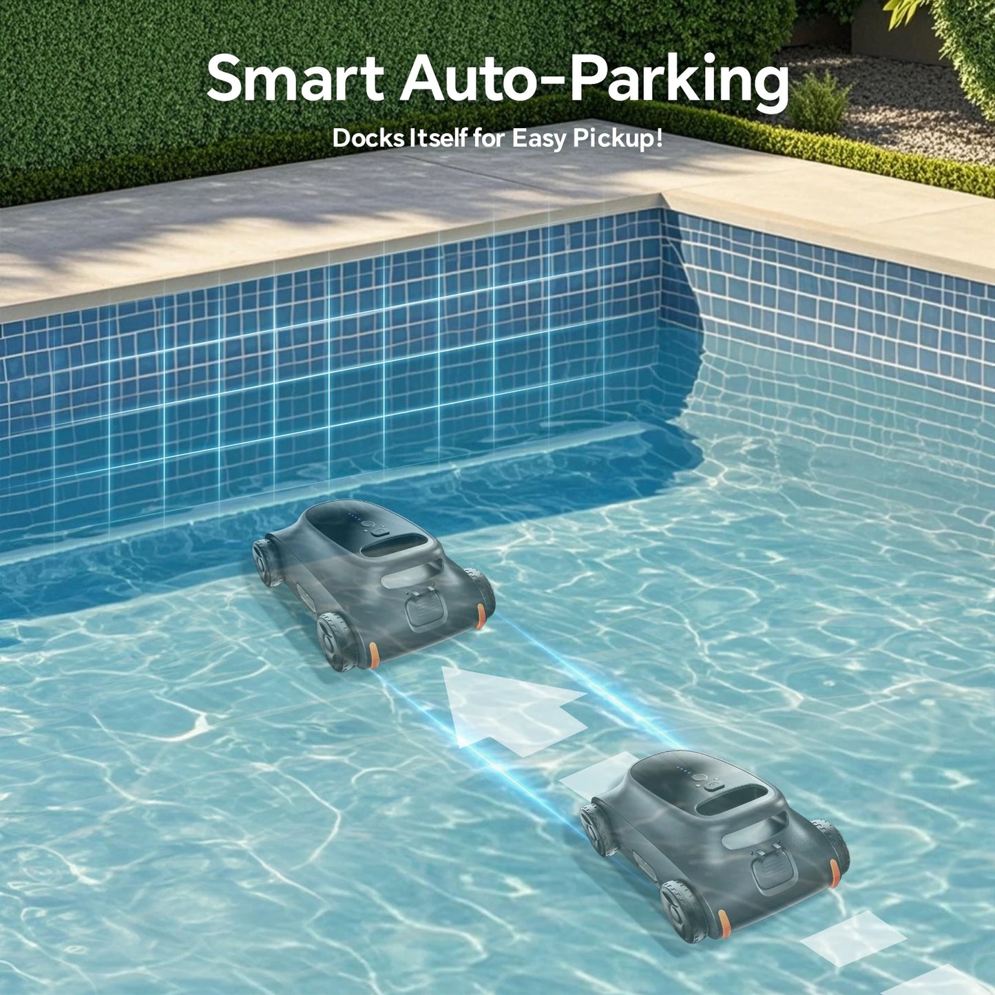 Seauto SAT 10 Cordless Robotic Pool Cleaner - Above Ground