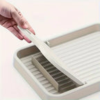 Kitchen Counter Spoon Rack - Pot Lid Rack and Spoon Rack - Multi-Purpose Small Tools to Keep the Countertop Clean - Silicone Rac