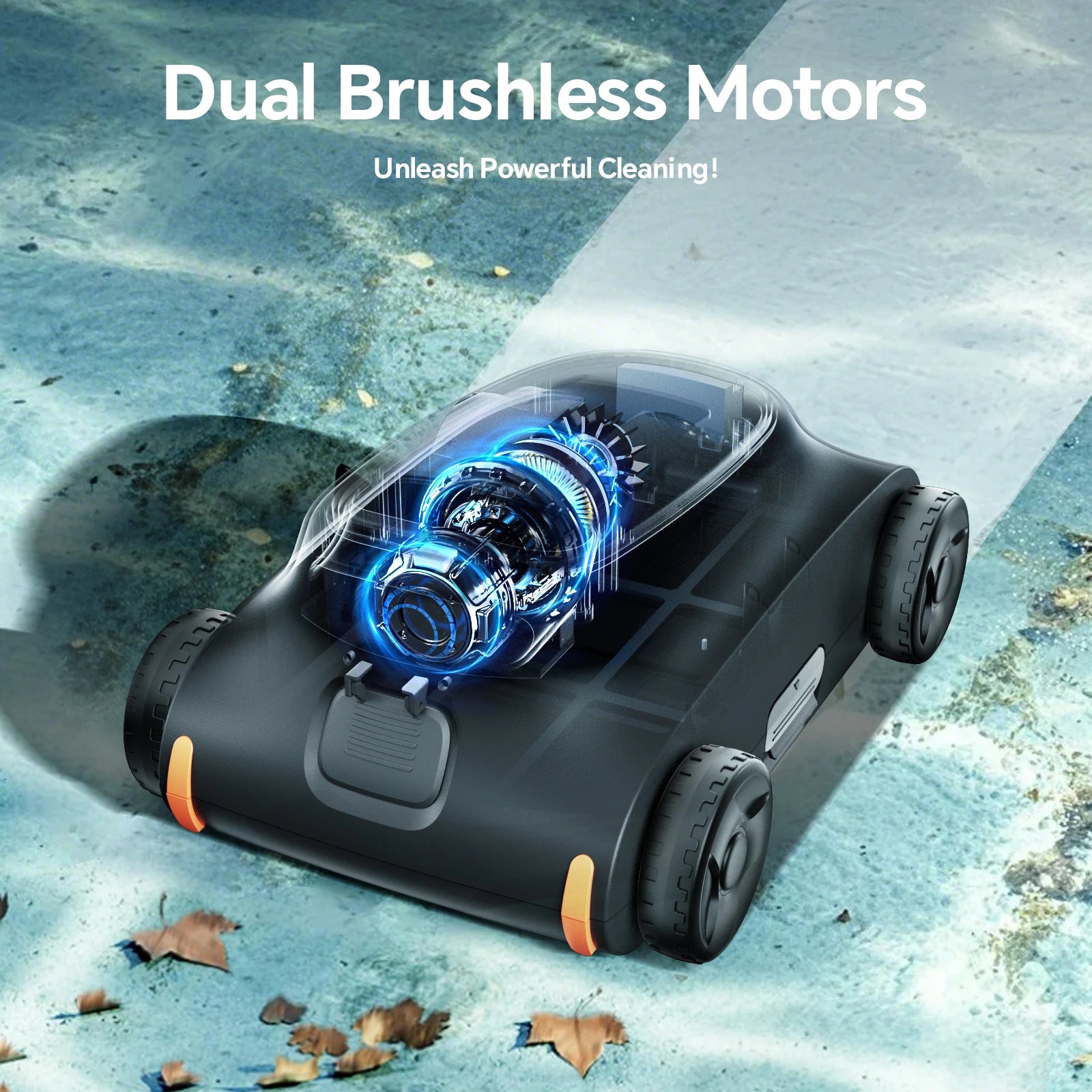 Seauto SAT 10 Cordless Robotic Pool Cleaner - Above Ground