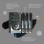 Homonth 10mlx3 Black Car Wheel Scratch Repair Pen Tire Scratch Remover Wheel Hub Scratch Repair Anti Rust Auto Paint Repair Pen