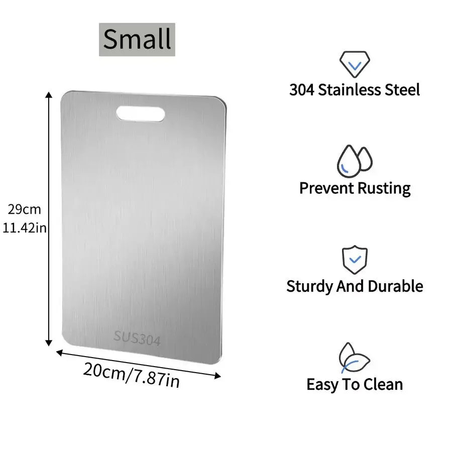 Kitchen cutting board, double-sided food-grade titanium cutting board, used for cutting meat, fruits and vegetables