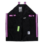New Trendy Aprons Waterproof Oil Resistant 2 Bags Bibs Coffee Shop Hairdresser Slit Overall Chef Adjustable Nail Salon Apron
